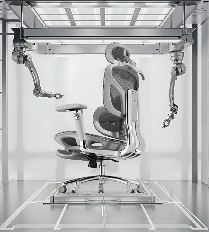 Chaise de bureau ergonomique Mealux S2 Air Grey.