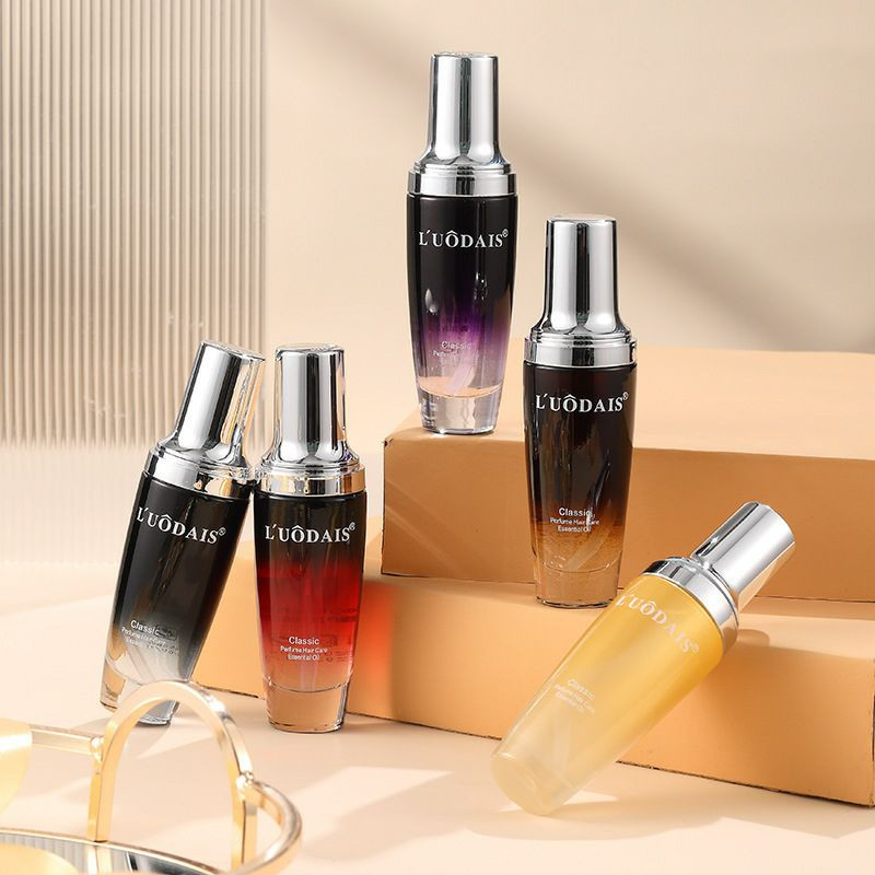 Authentique parfum Luo Dai Shi huile essentielle de soin capillaire pour cheveux secs et abîmés réparant et lissant anti-frisottis revitalisant sans rinçage 60ml