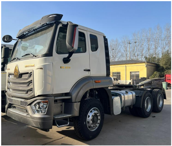 Camion tracteur SINOTRUK HOWO NX 6x4 remis à neuf + benne basculante - Dimensions : 9300 x 2550 x 1500 mm