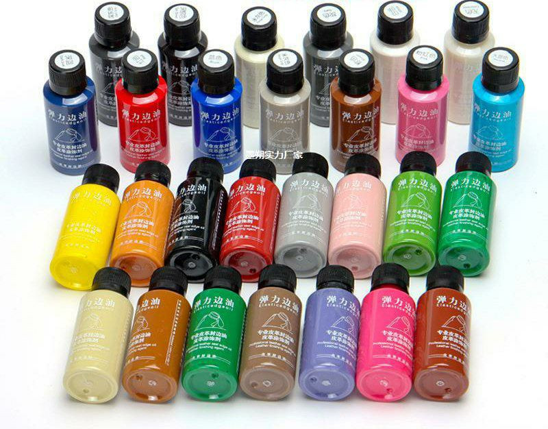 Huile de bord de cuir élastique mat, 30ml, réparation faite à la main, bord de cuir, production de cuir, huile de scellage, couleur de colle peut être interchangée